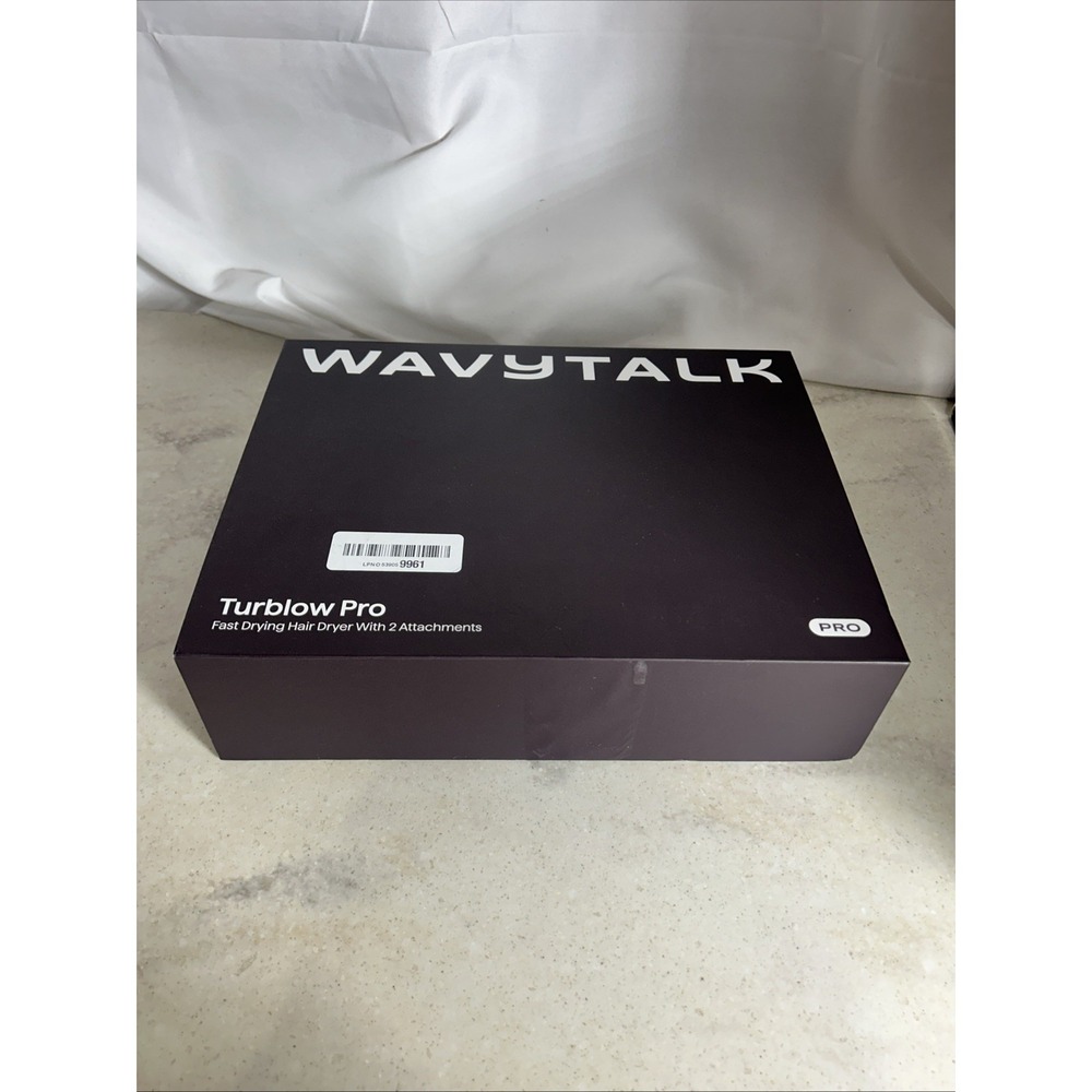 Wavytalk Turblow Pro Fast Drying Hair Dryer With 2 Attachments Pink